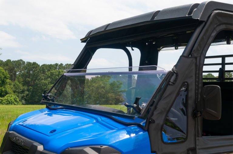 Windshield Versa - Fold (Scratch Resistant Poly) Kawasaki Mule Pro Fx & Fxt - Offroad Armor