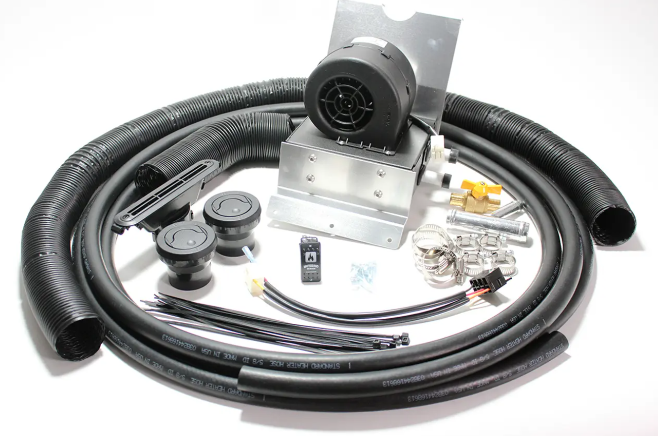Inferno Cab Heater Kit With Defrost - 2013-Current Kubota Rtv X-Series 850 900 1120 1140