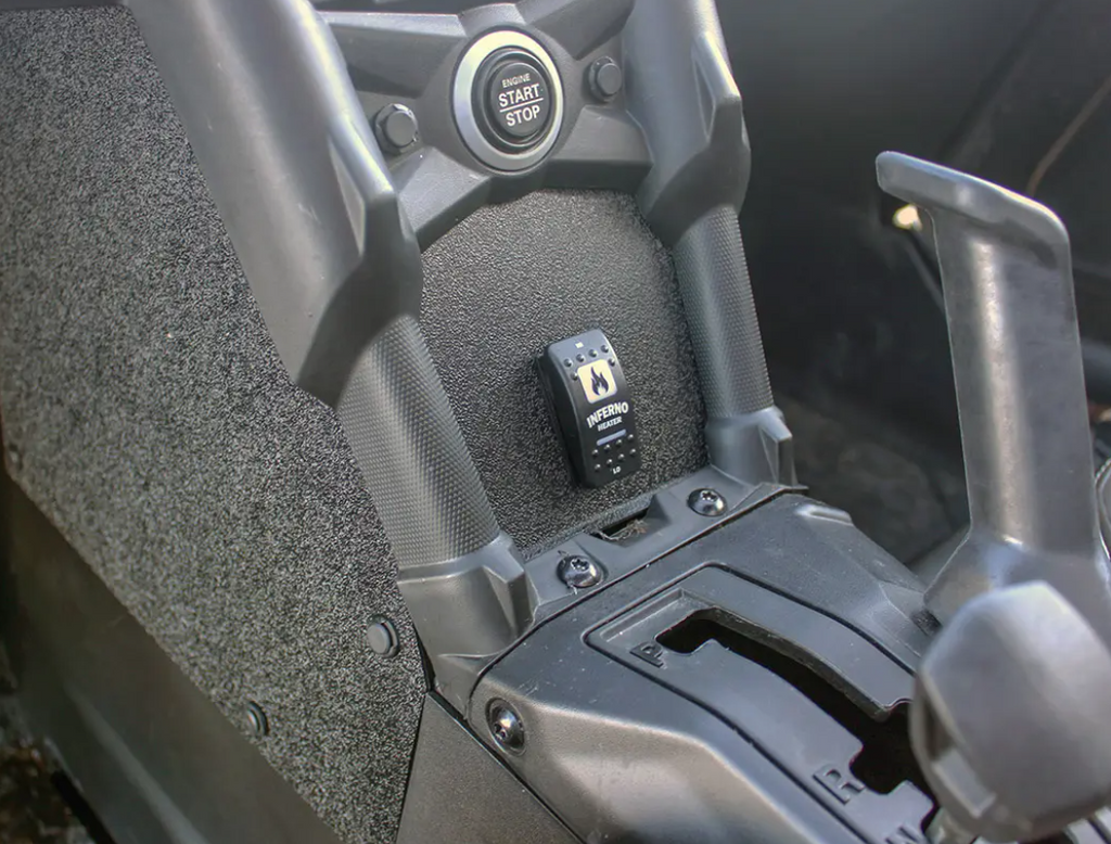 Inferno Cab Heater Kit With Defrost - 2017-Current Can-Am Maverick X3 Premium In Dash Enclosure