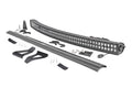 Rough Country LED Light | Windshield Mnt | 50" BLK Dual Row | Jeep Cherokee XJ (84-01)