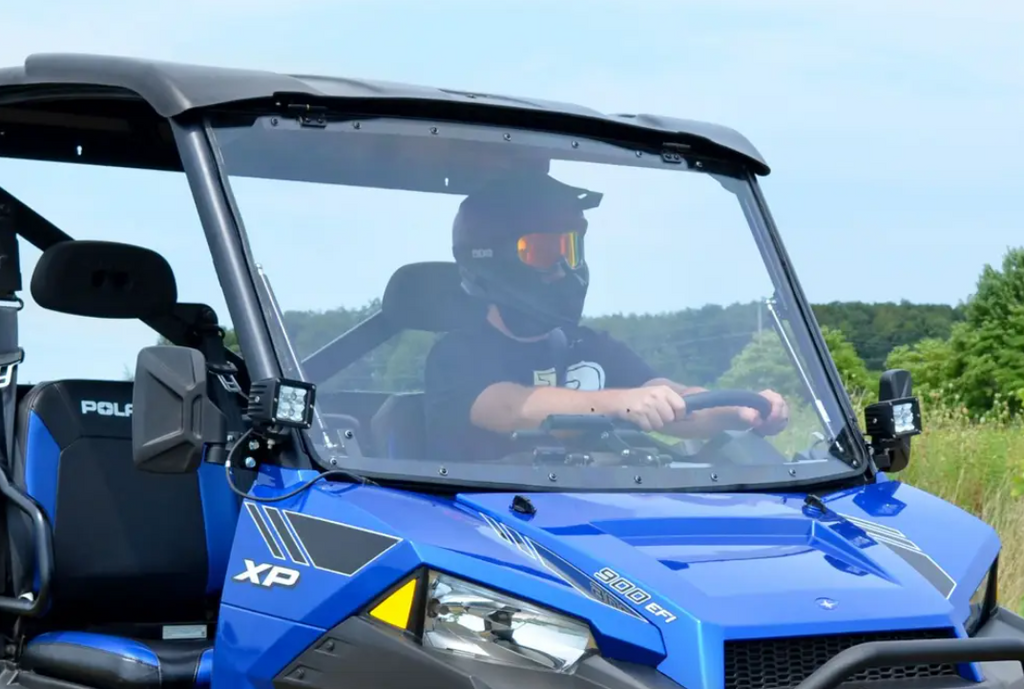 Polaris Ranger Xp 900 Scratch Resistant Flip Windshield