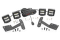 Rough Country LED Light | Ditch Mount | Dual 2" Black Pairs | Spot | Toyota Tundra (14-21)