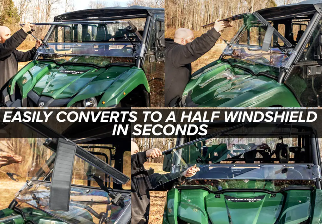 Yamaha Viking 3-In-1 Windshield