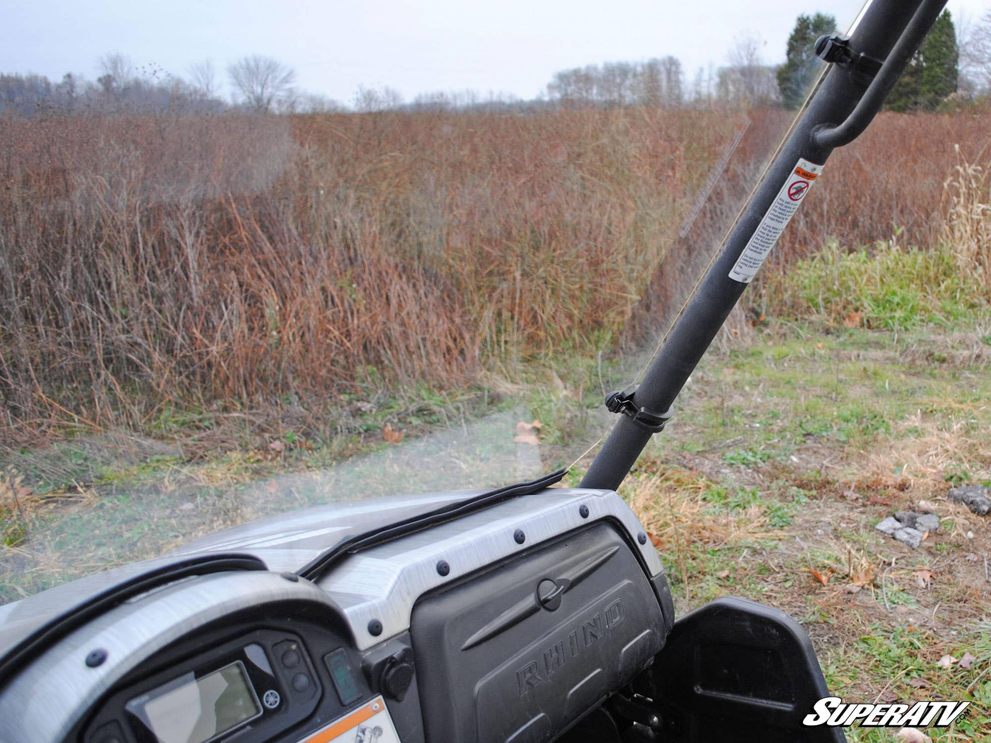 Yamaha Rhino Scratch Resistant Full Windshield - Offroad Armor