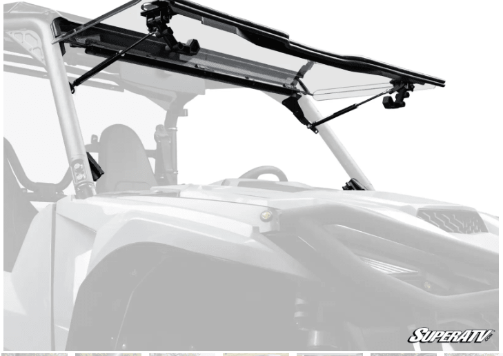 Yamaha Wolverine Rmax Scratch Resistant Flip Windshield - Offroad Armor