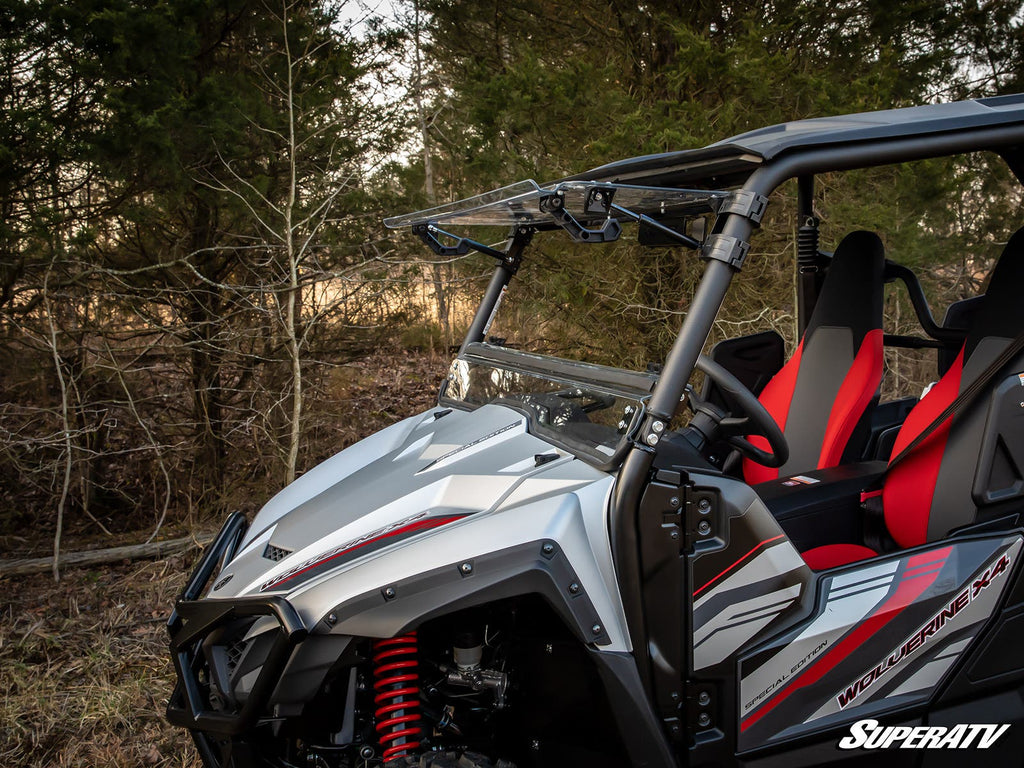 Yamaha Wolverine X2 Scratch Resistant Flip Windshield - Offroad Armor